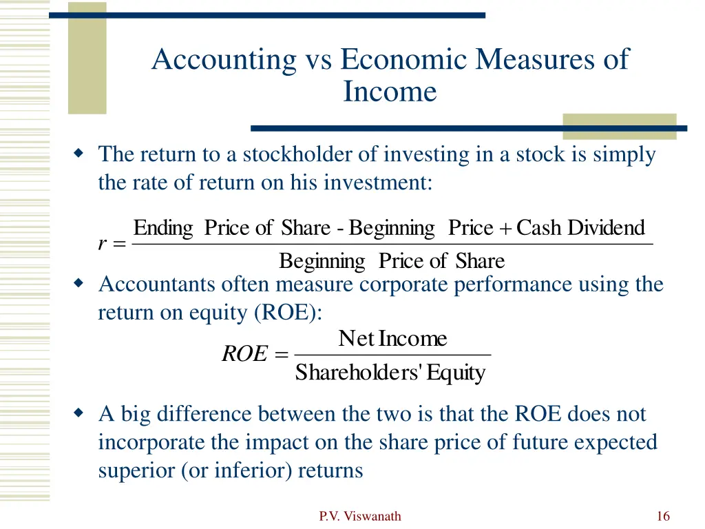 accounting vs economic measures of income