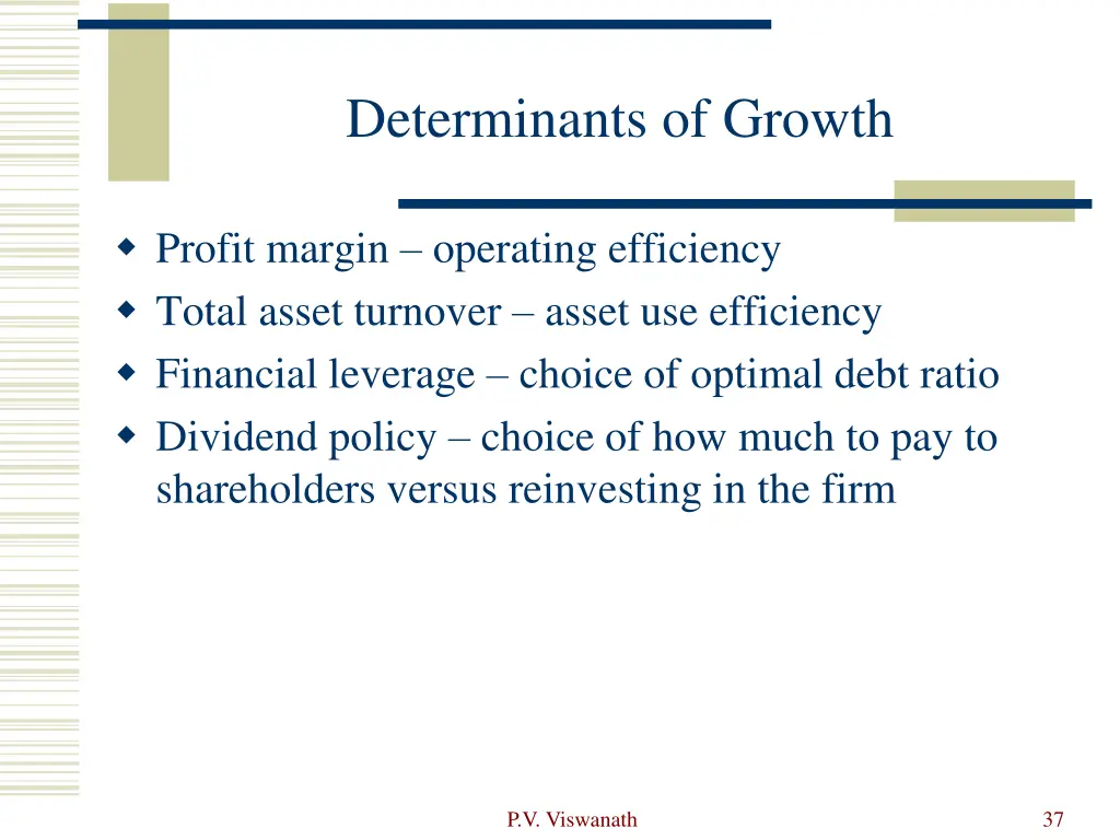 determinants of growth