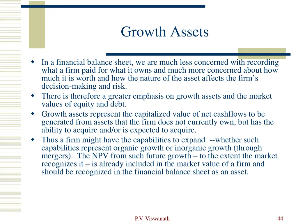 growth assets