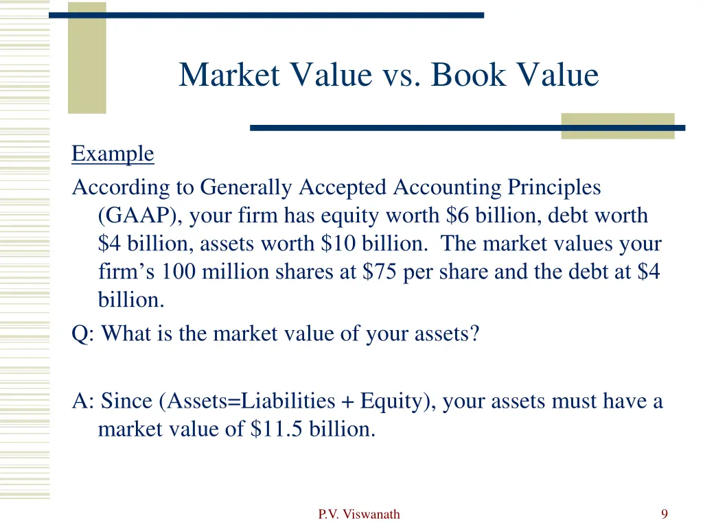 market value vs book value