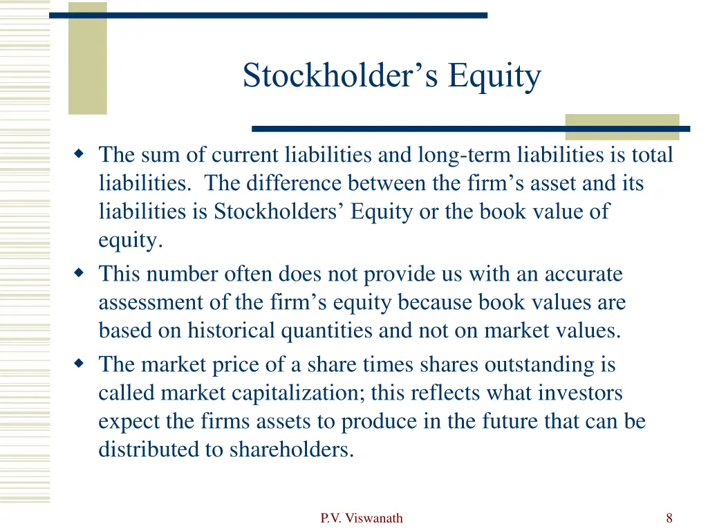 stockholder s equity