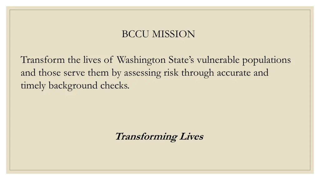 bccu mission