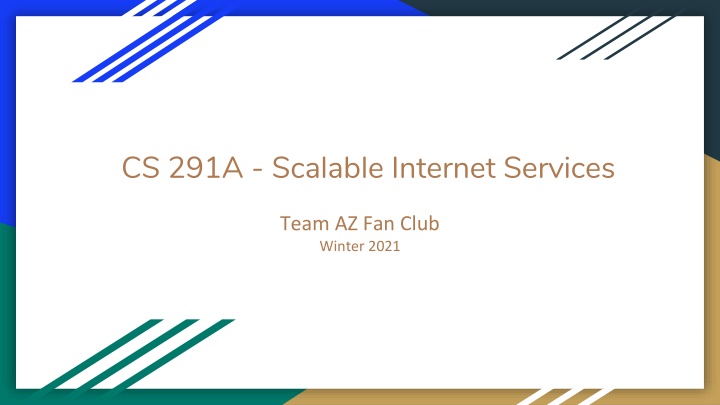 cs 291a scalable internet services