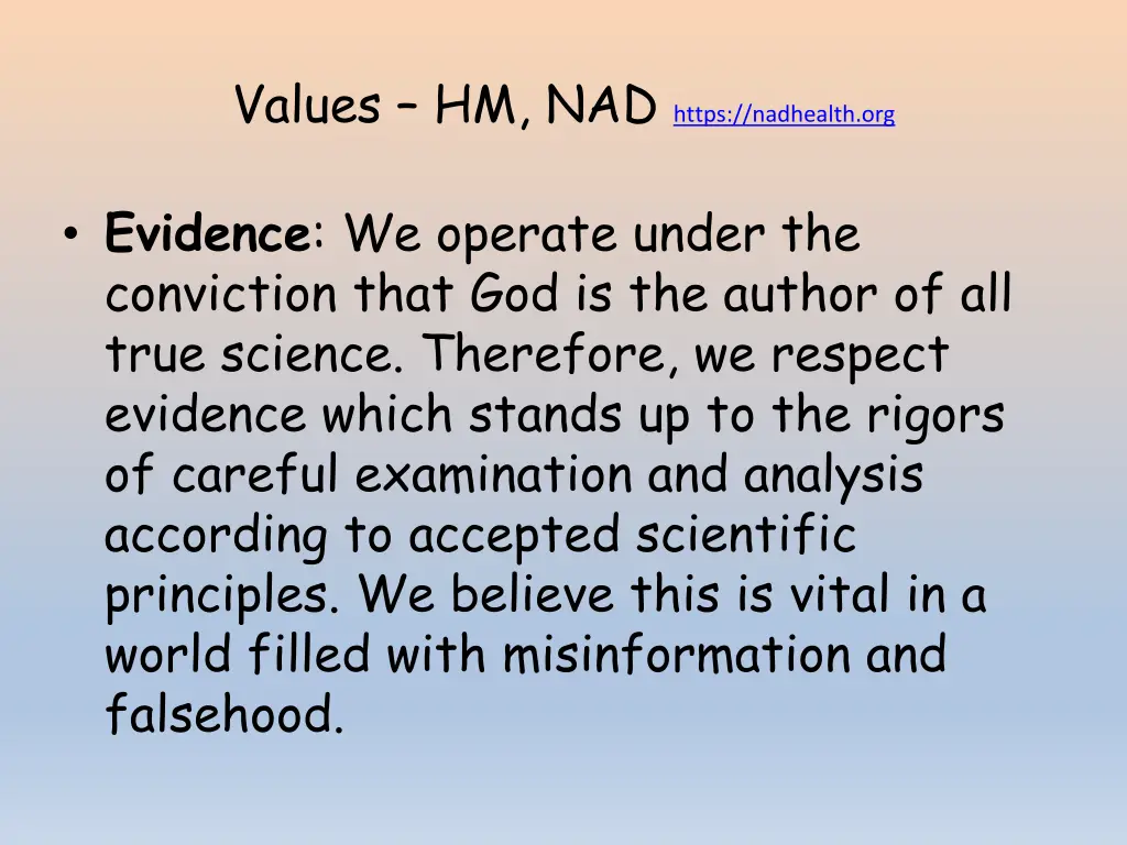 values hm nad https nadhealth org 1