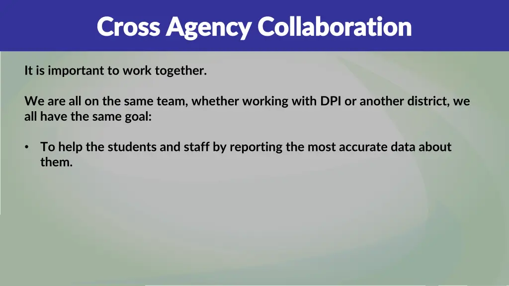 cross agency collaboration cross agency