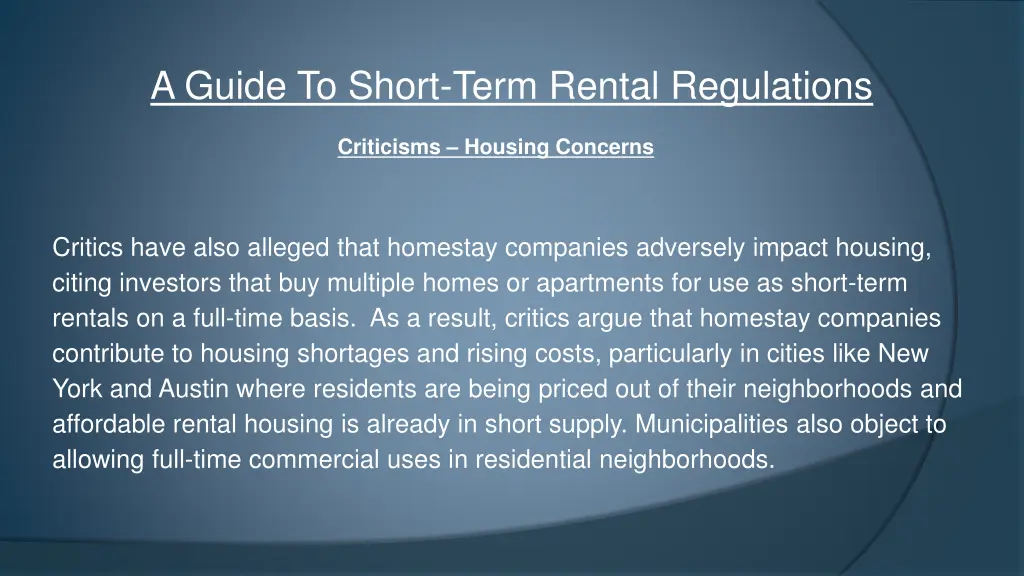 a guide to short term rental regulations 13