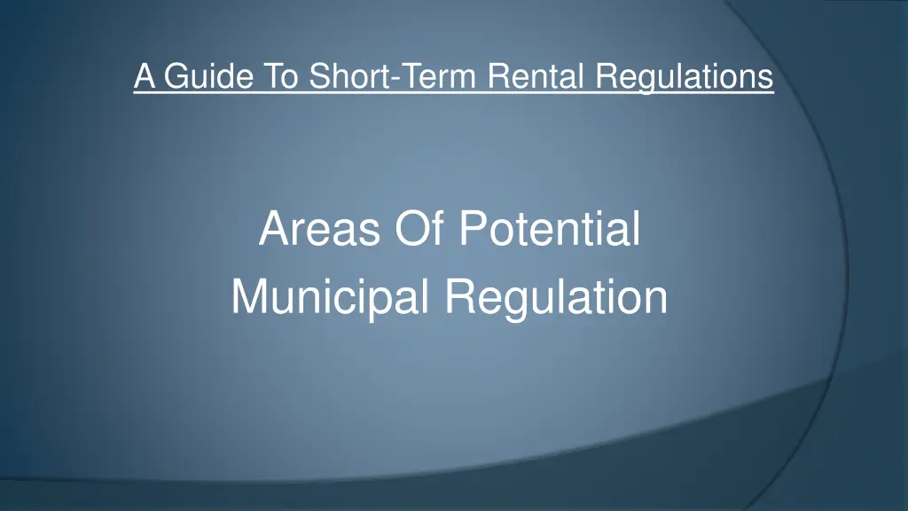a guide to short term rental regulations 16