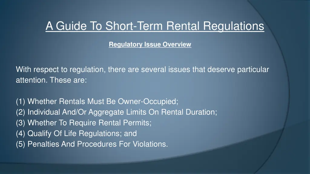 a guide to short term rental regulations 18