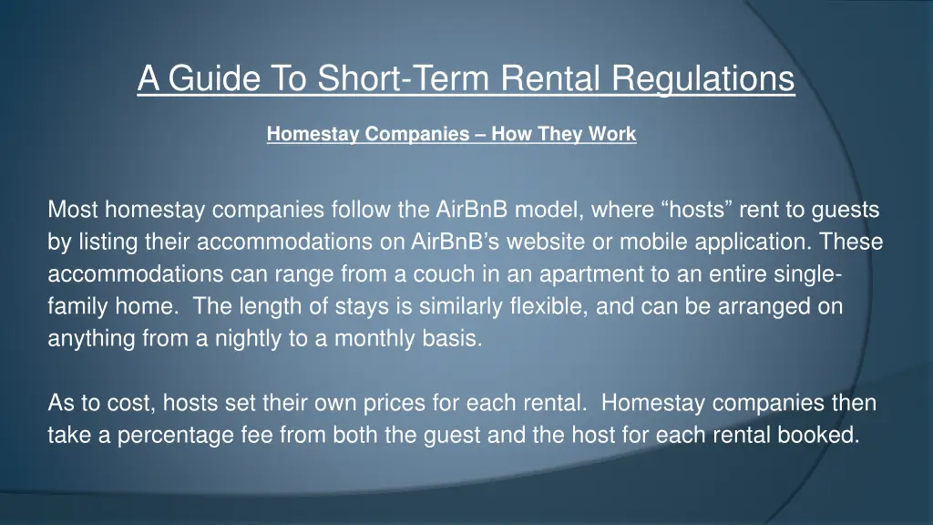 a guide to short term rental regulations 2