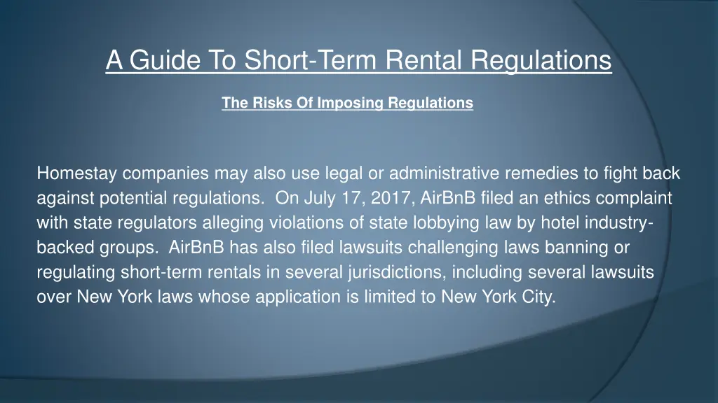 a guide to short term rental regulations 30