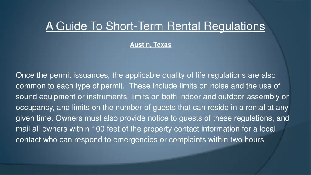 a guide to short term rental regulations 35