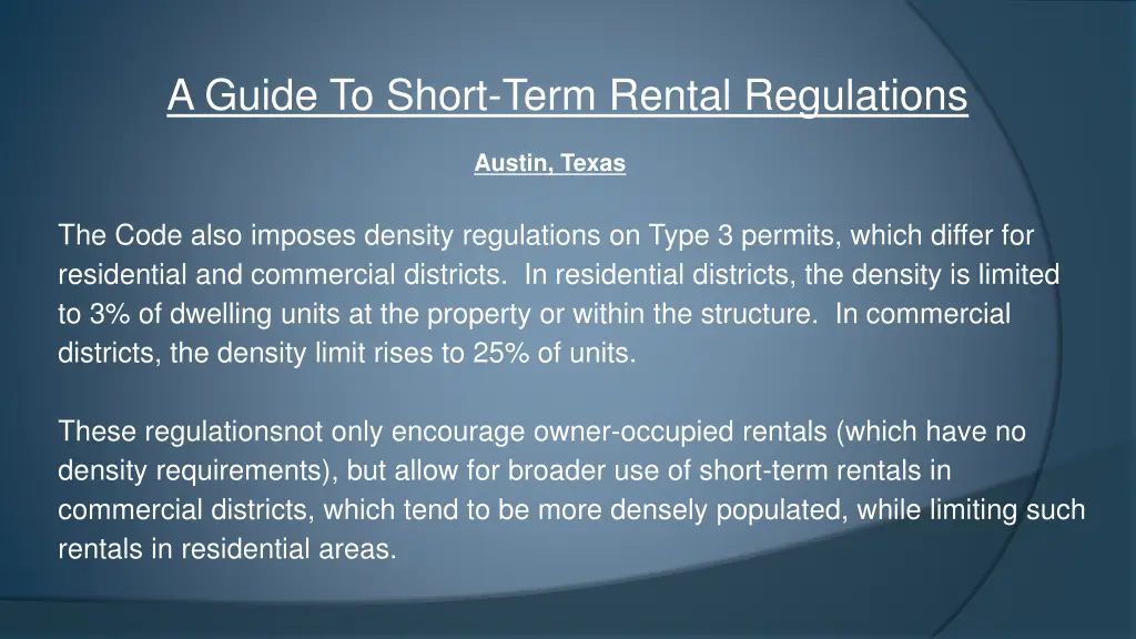 a guide to short term rental regulations 37