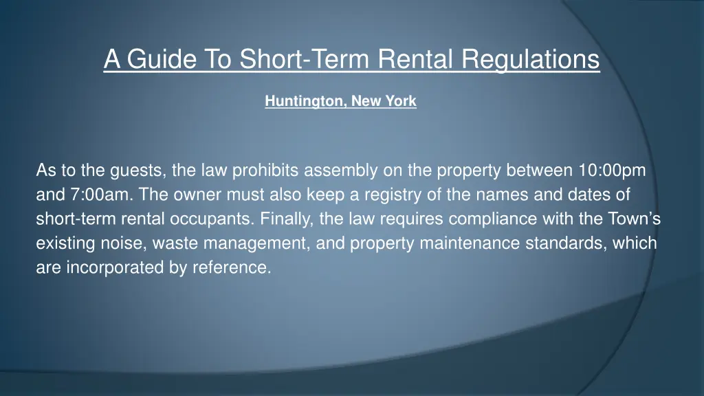 a guide to short term rental regulations 45
