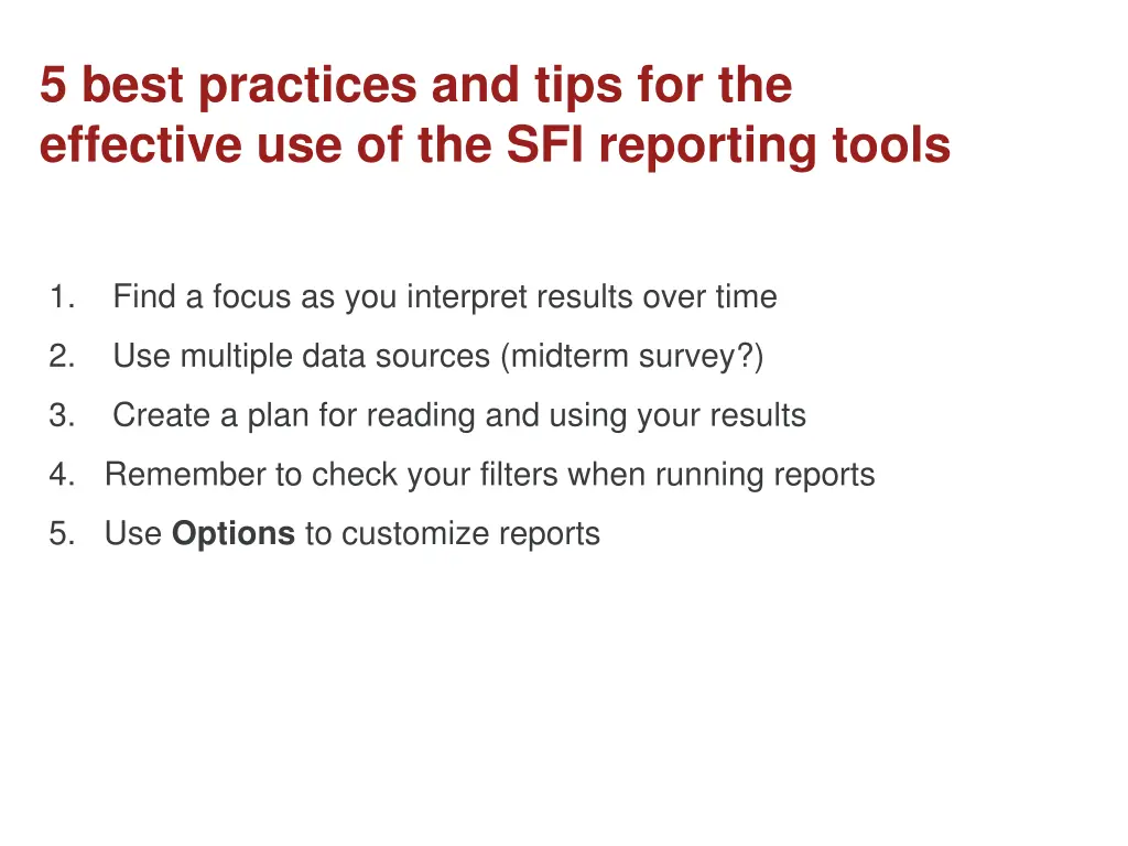 5 best practices and tips for the effective