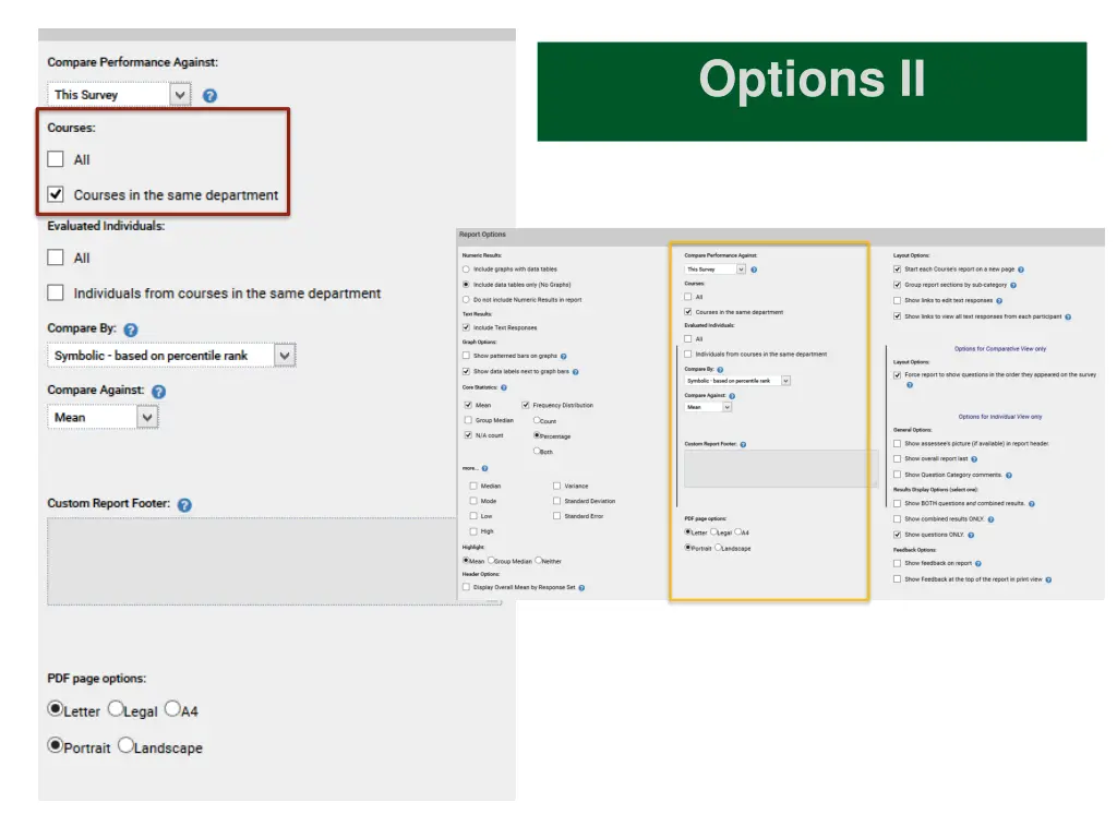 options ii