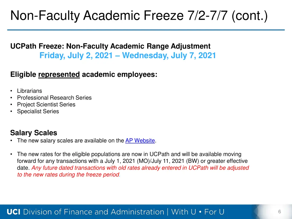 non faculty academic freeze 7 2 7 7 cont