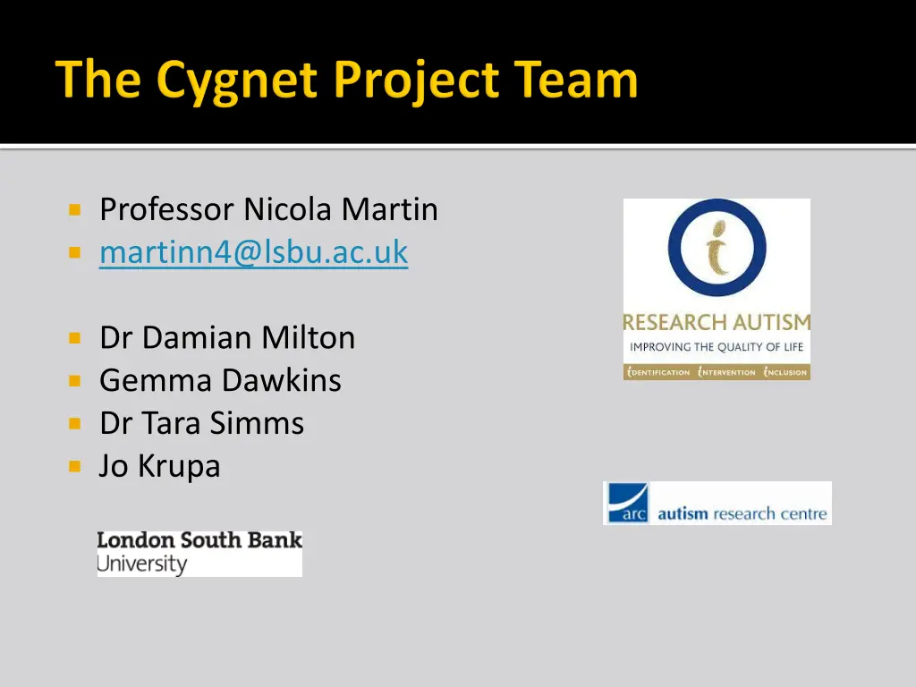 professor nicola martin martinn4@lsbu ac uk