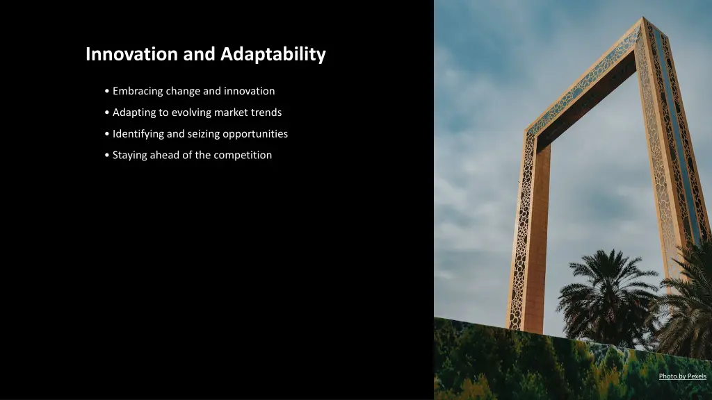 innovation and adaptability