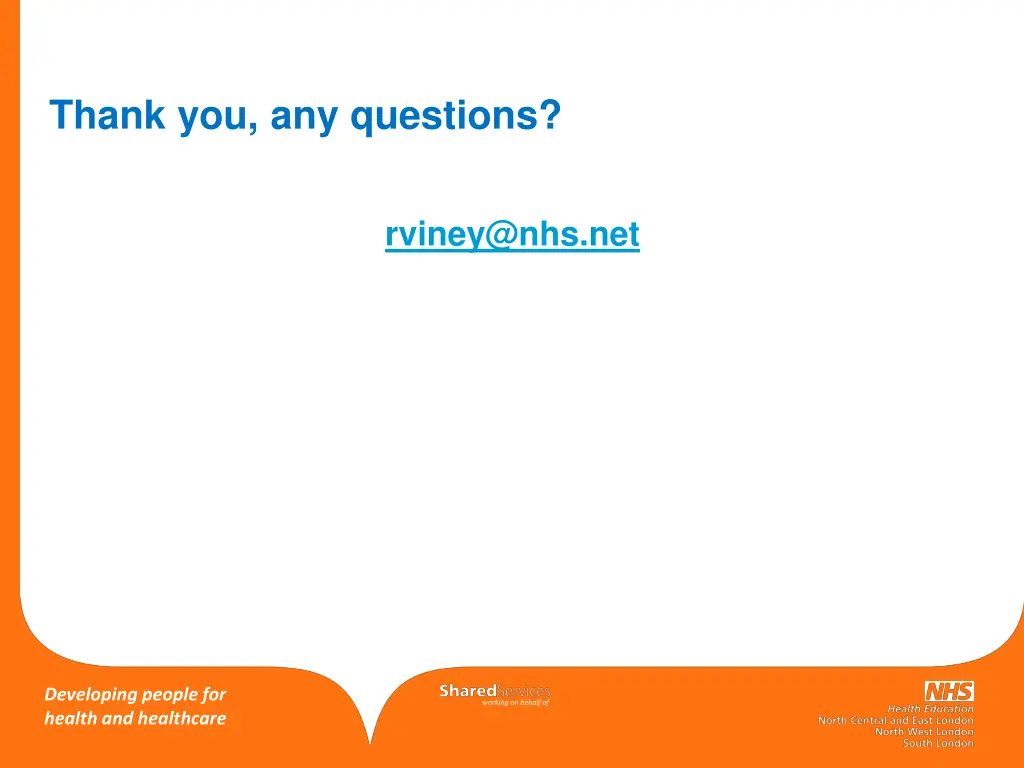 thank you any questions