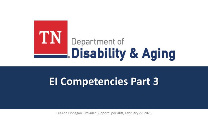 ei competencies part 3