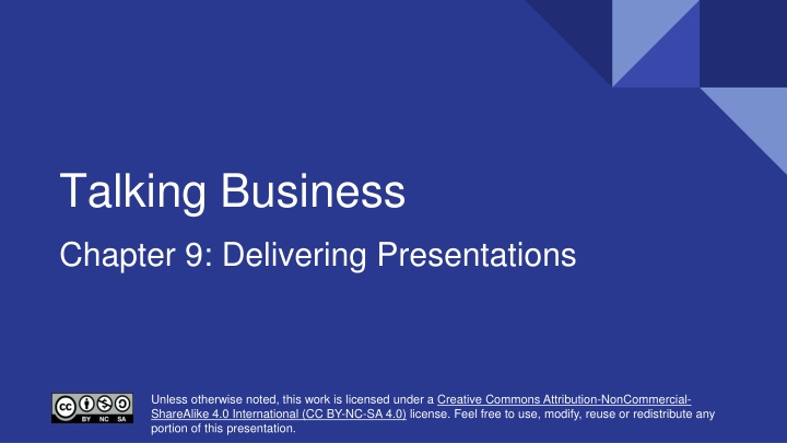 talking business