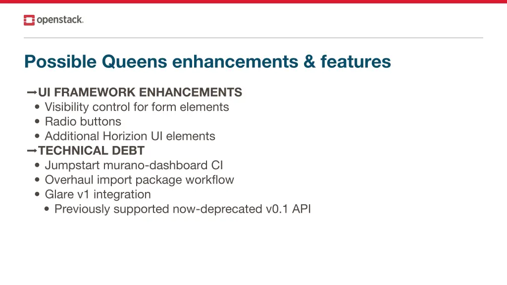 possible queens enhancements features