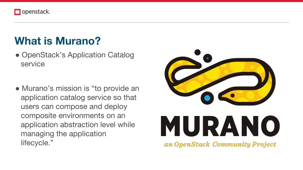 what is murano openstack s application catalog