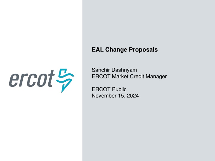 eal change proposals
