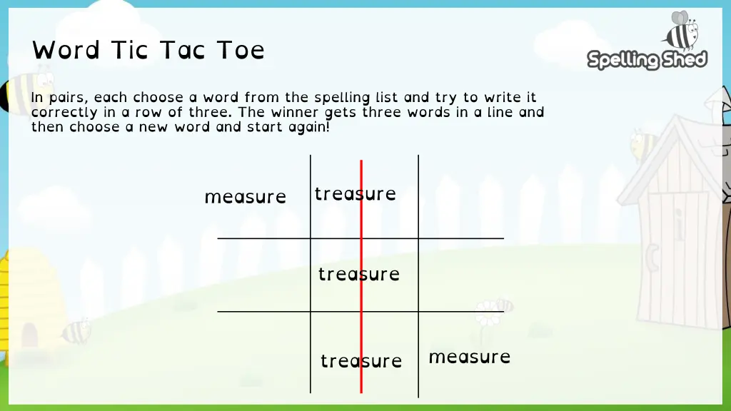 word tic tac toe
