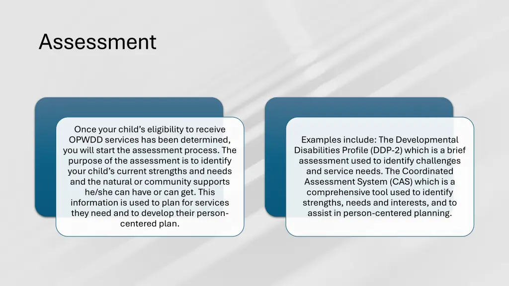 assessment