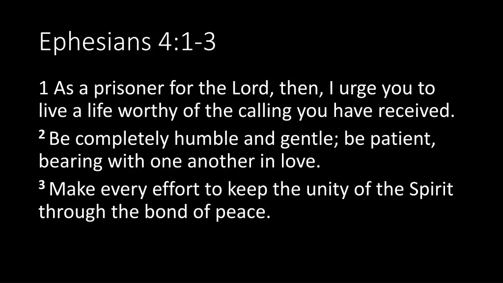 ephesians 4 1 3