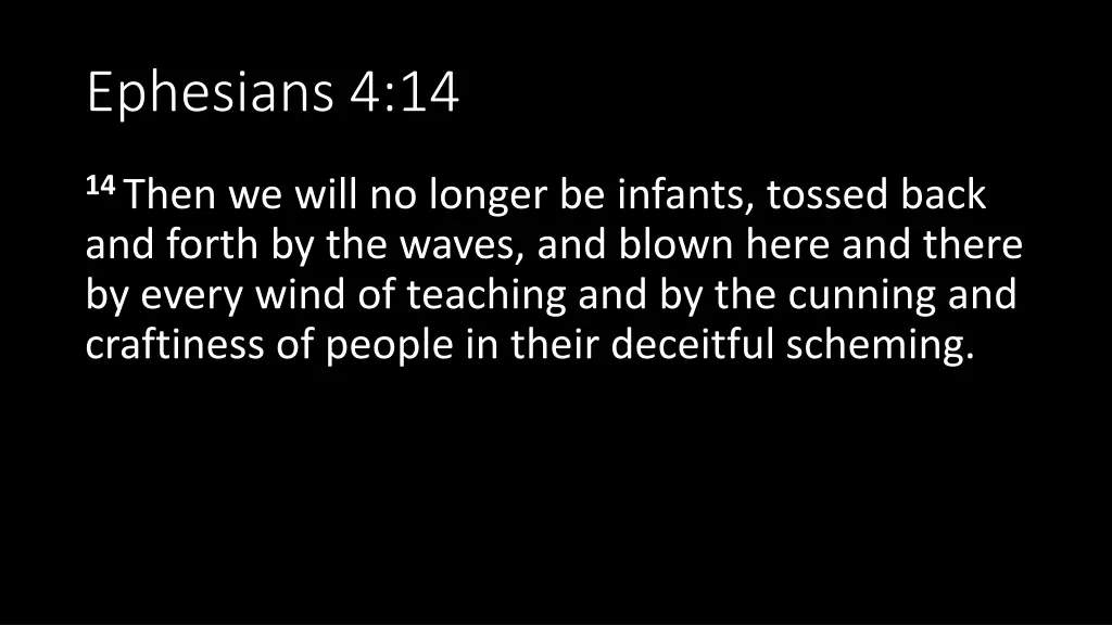 ephesians 4 14