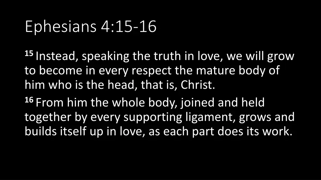 ephesians 4 15 16