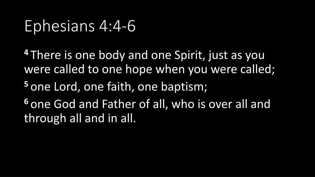 ephesians 4 4 6