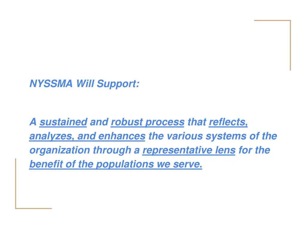 nyssma will support