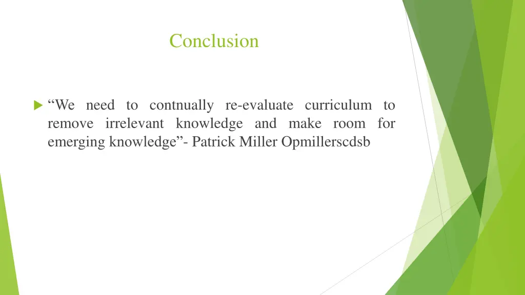 conclusion