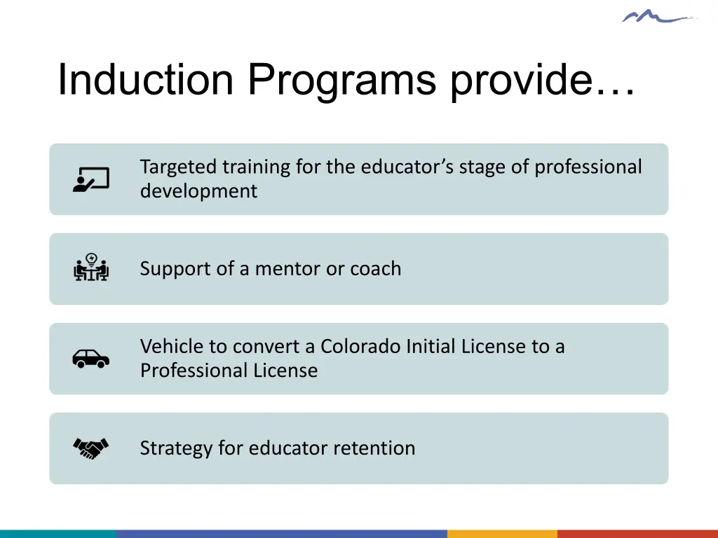 induction programs provide