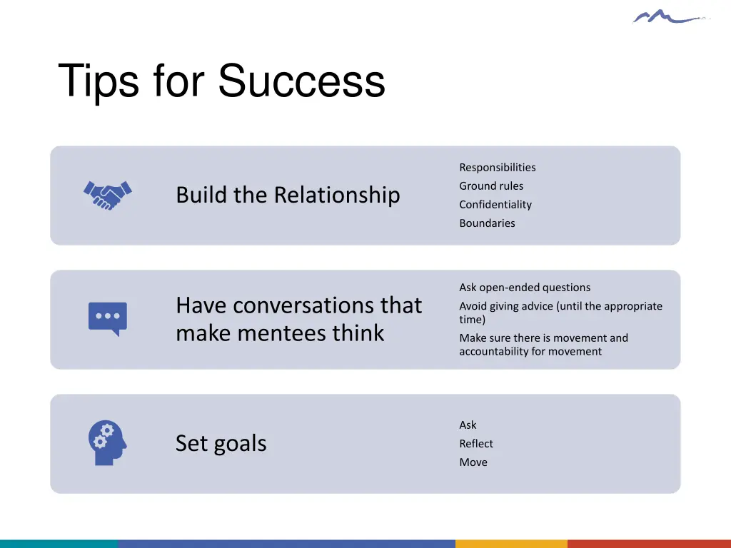 tips for success