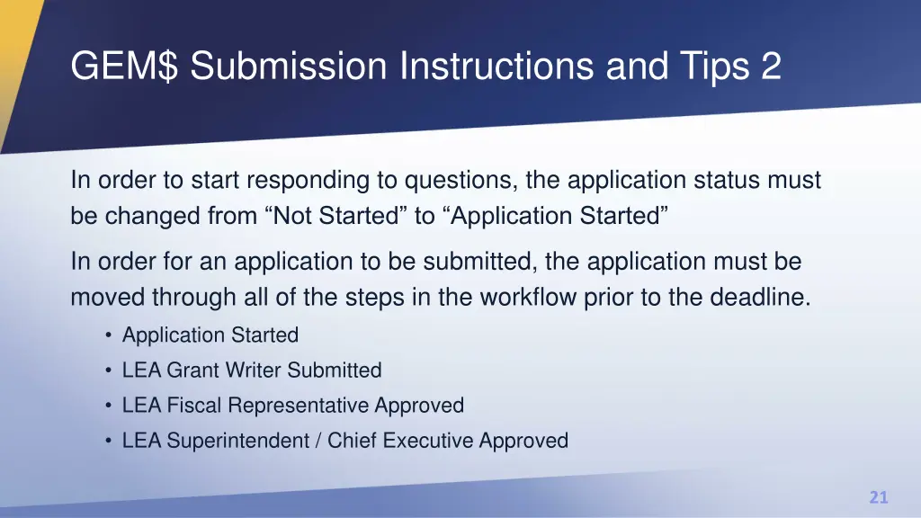 gem submission instructions and tips 2