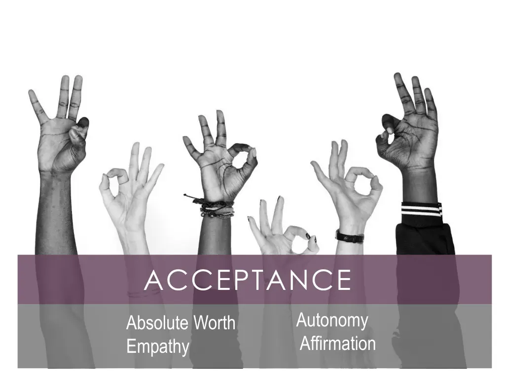 acceptance