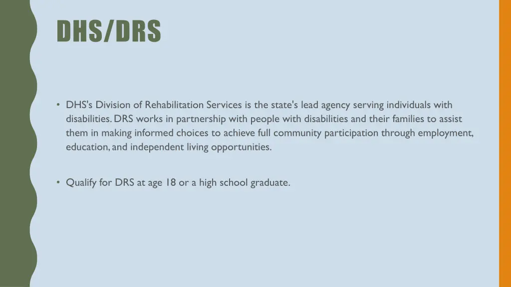 dhs drs