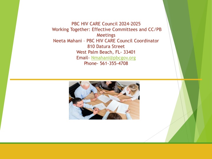 pbc hiv care council 2024 2025 working together