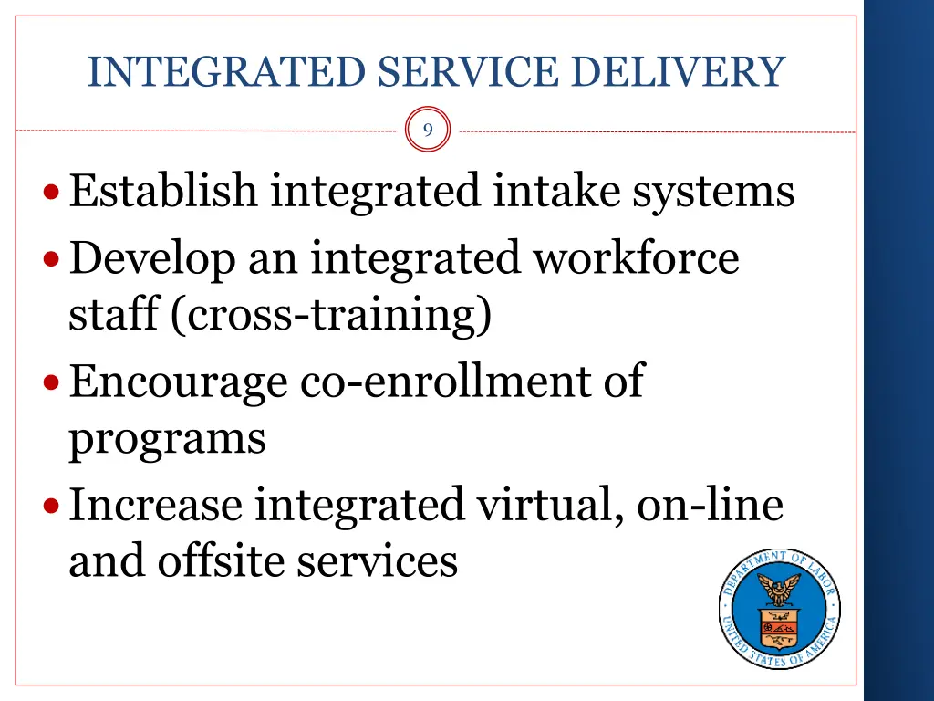 integrated service delivery