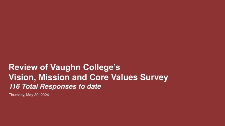 review of vaughn college s vision mission