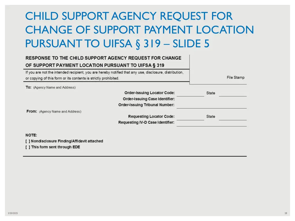 child support agency request for change 4
