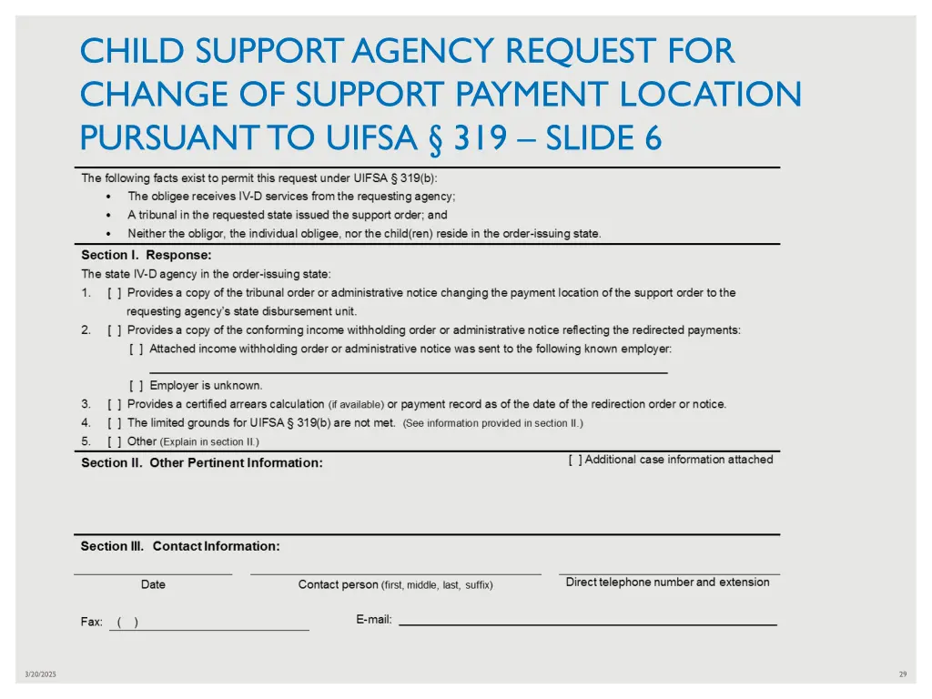 child support agency request for change 5