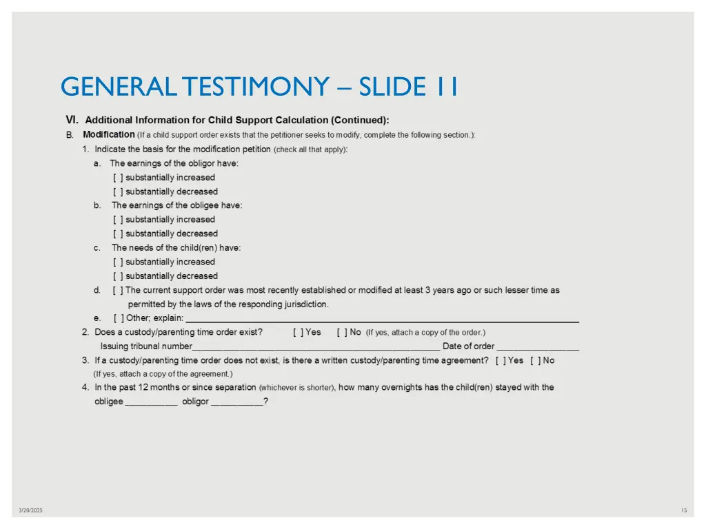 general testimony slide 11