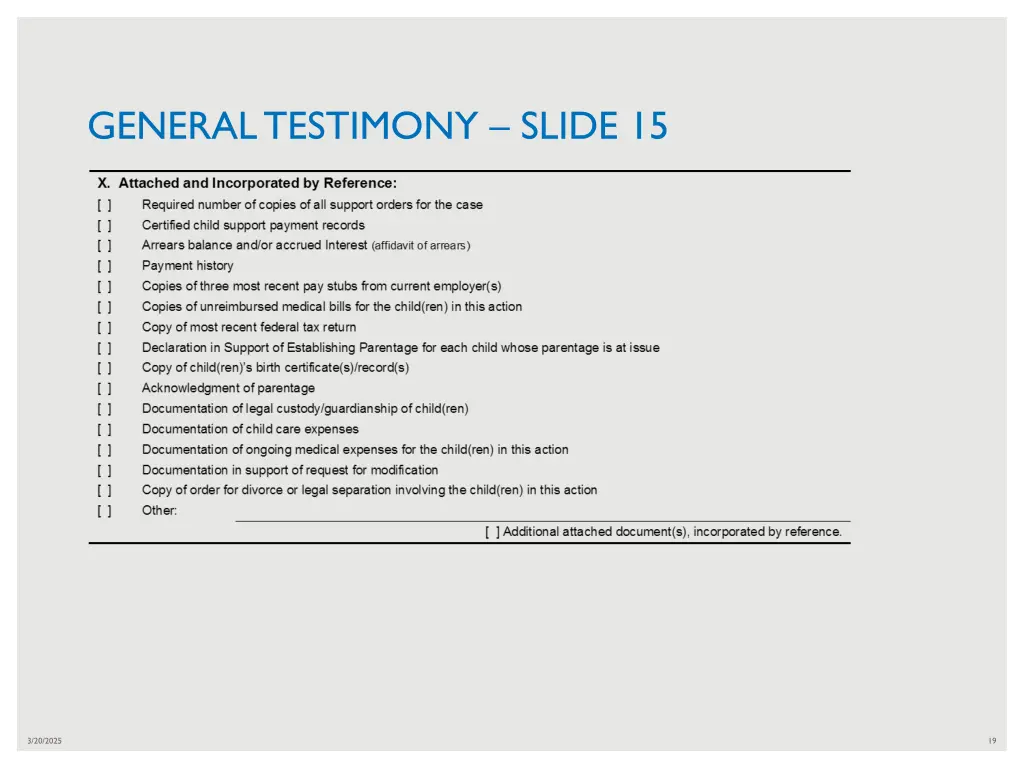 general testimony slide 15