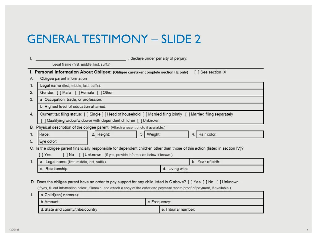 general testimony slide 2