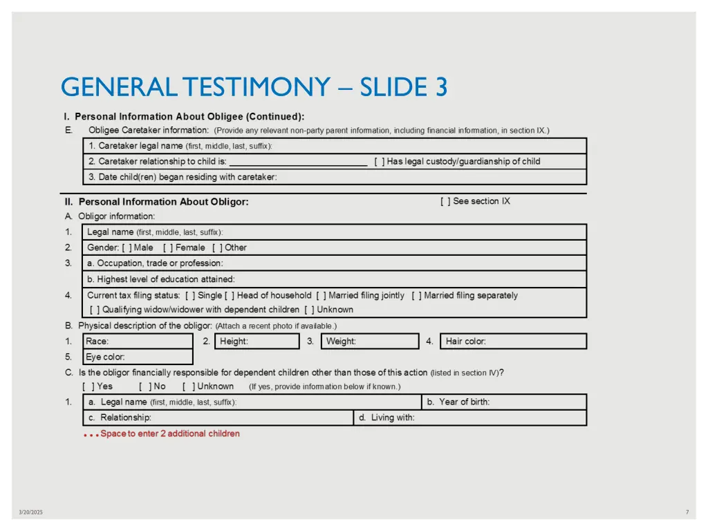 general testimony slide 3